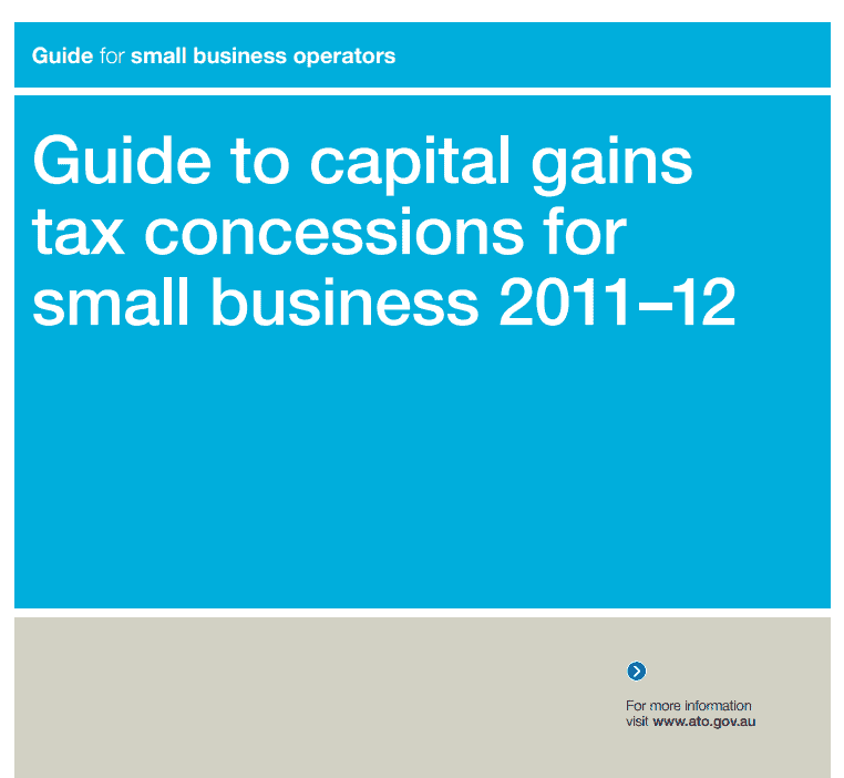ato capital gains tax home business