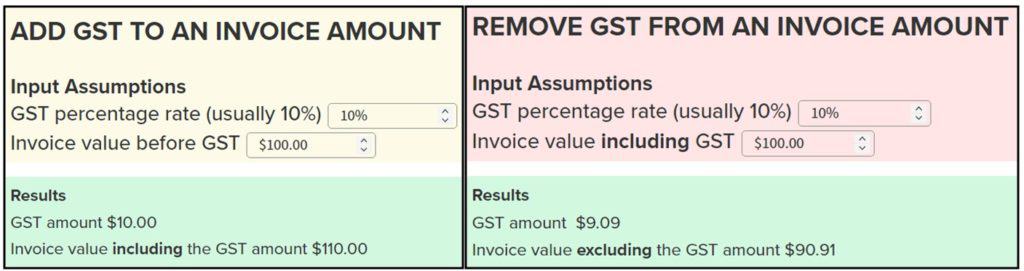 GST and Reverse GST Calculators