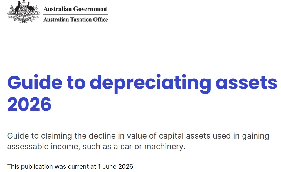 Guide To Depreciating Assets 2026